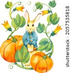 Little Bunny With Carrot...