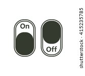 on off switch icon jpg | Shutterstock .eps vector #415235785