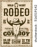 Rodeo Show Advertisement Poster ...