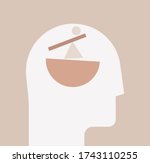 mental disorder or mental... | Shutterstock .eps vector #1743110255