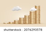 compound interest concept... | Shutterstock .eps vector #2076293578