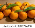 Juicy Tangerines. Ripe...