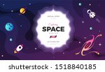 space exploration modern... | Shutterstock .eps vector #1518840185