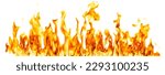 Small photo of fire flame yellow bonfire heat hot