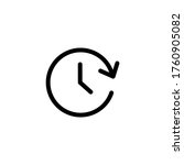 clock icon vector. timer icon... | Shutterstock .eps vector #1760905082