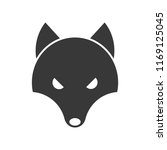 werewolf  halloween related icon | Shutterstock .eps vector #1169125045