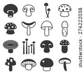 Vector Mushroom Cute Icon