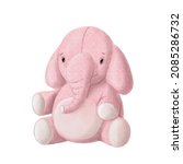 Pink Elephant Toy  Children's...