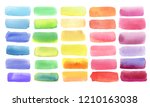 color highlight stripes set ... | Shutterstock .eps vector #1210163038
