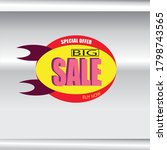 discount banner shape. special... | Shutterstock .eps vector #1798743565