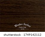 wooden background   dark oak    ... | Shutterstock .eps vector #1749142112