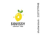 lemon tea logo is perfect for... | Shutterstock .eps vector #2107379948