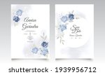 beautiful floral frame wedding... | Shutterstock .eps vector #1939956712