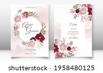 wedding invitation card... | Shutterstock .eps vector #1958480125