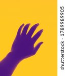 purple of hand touching at... | Shutterstock . vector #1789989905