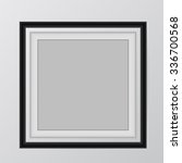 blank picture frame template... | Shutterstock .eps vector #336700568