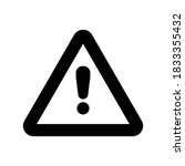 attention warning icon.alert... | Shutterstock .eps vector #1833355432