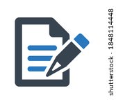 survey test icon.exam report ... | Shutterstock .eps vector #1848114448