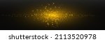 yellow glowing light effect... | Shutterstock .eps vector #2113520978