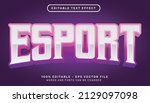 editable text effect   esport... | Shutterstock .eps vector #2129097098