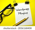Business Concept.text Wordpress ...