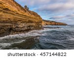 View Of Cliffs And Beach At...