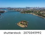 Small photo of Rodd island in Iron cove, part of the Parramatta river in Sydney, Australia.