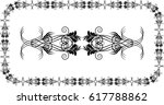 vector floral design elements   | Shutterstock .eps vector #617788862