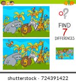 cartoon illustration of find... | Shutterstock . vector #724391422