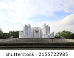 Small photo of BANDUNG, INDONESIA, 13 MAY 2022 : Monument to the West Java People's Struggle is a Museum of the History of the West Java People's Struggle, and is a testament to the people's struggle to defend indep