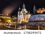 St. Nicholas' Church on Old town square in Prague