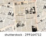 Old Irish Newspapers Background