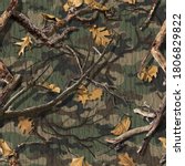 Small photo of CLASSIC WOODS CAMOUFLAGE SEAMLESS PATTERN