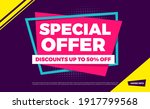 special offer discounts up to... | Shutterstock .eps vector #1917799568