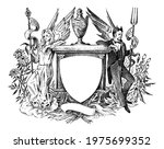 angel and devil. woman and man... | Shutterstock .eps vector #1975699352