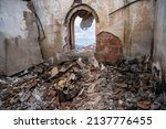 Burnt Holy Trinity Monastery In ...