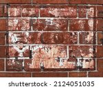 Old Shabby Warehouse Brick Wall ...