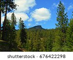 Ochoco National Forest - View of Hash Rock in the Ochoco Mountains east of Prineville, OR