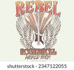 rebel music poster. rock and...