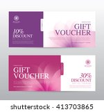 gift voucher template for spa ... | Shutterstock .eps vector #413703865