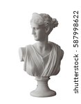 White Head Marble Statue Of...