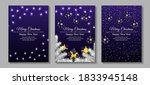 set of banners for merry... | Shutterstock .eps vector #1833945148