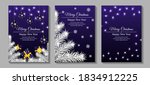 set of banners for merry... | Shutterstock .eps vector #1834912225