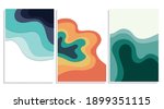 set of abstract background with ... | Shutterstock .eps vector #1899351115
