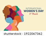 international women's day... | Shutterstock .eps vector #1922067362