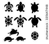 Set Of Turtle And Tortoise...