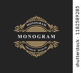 monogram design elements ... | Shutterstock .eps vector #1182589285