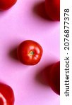 fresh  juicy  red tomato op... | Shutterstock . vector #2076877378