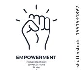 empowerment concept editable...