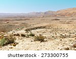 Canyon In The Judean Desert On...